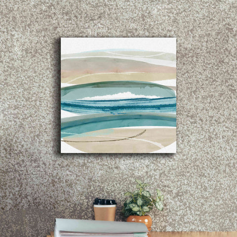 Image of 'Cirrus Flow IV' by Flora Kouta Giclee Canvas Wall Art,18 x 18