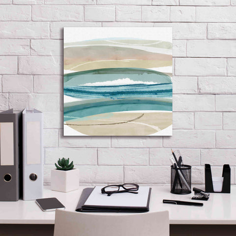 Image of 'Cirrus Flow IV' by Flora Kouta Giclee Canvas Wall Art,18 x 18