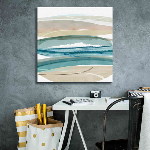 Image of 'Cirrus Flow IV' by Flora Kouta Giclee Canvas Wall Art,26 x 26
