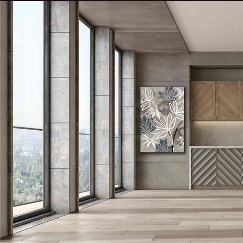 Image of 'Monochrome Flowers IV' by Flora Kouta Giclee Canvas Wall Art,40 x 60