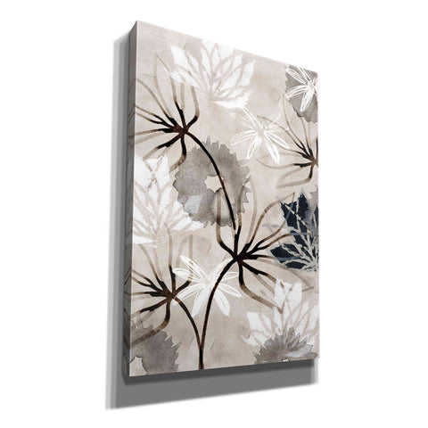 Image of 'Monochrome Flowers V' by Flora Kouta Giclee Canvas Wall Art