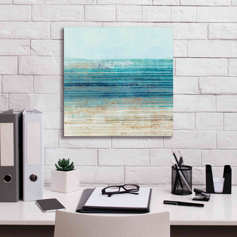 Image of 'Ocean Daydream I' by Flora Kouta Giclee Canvas Wall Art,18 x 18