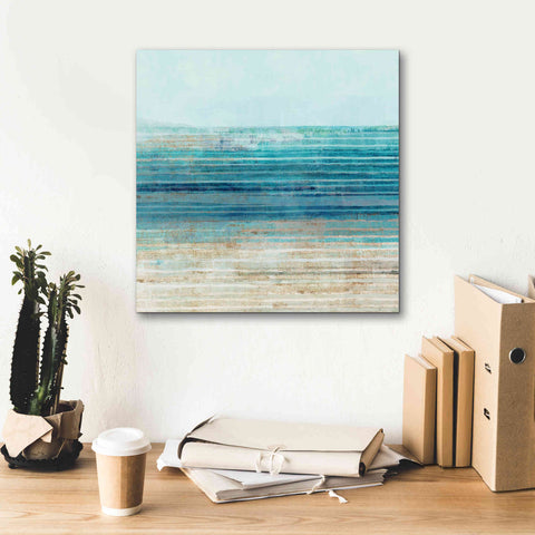 Image of 'Ocean Daydream I' by Flora Kouta Giclee Canvas Wall Art,18 x 18
