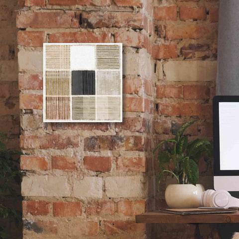 Image of 'Natural Patchwork I' by Flora Kouta Giclee Canvas Wall Art,12 x 12