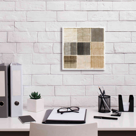 Image of 'Natural Patchwork II' by Flora Kouta Giclee Canvas Wall Art,12 x 12