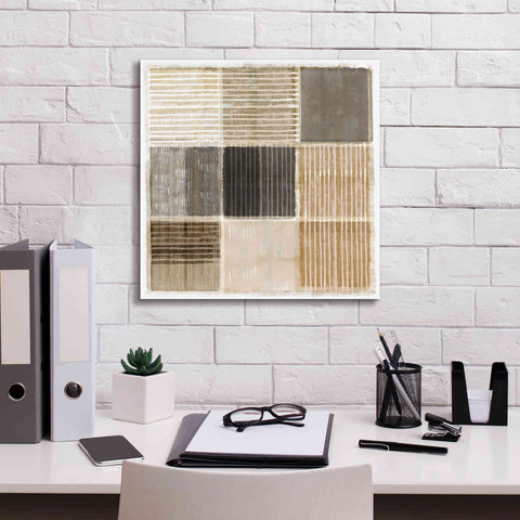 Image of 'Natural Patchwork II' by Flora Kouta Giclee Canvas Wall Art,18 x 18