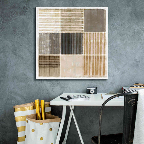 Image of 'Natural Patchwork II' by Flora Kouta Giclee Canvas Wall Art,26 x 26