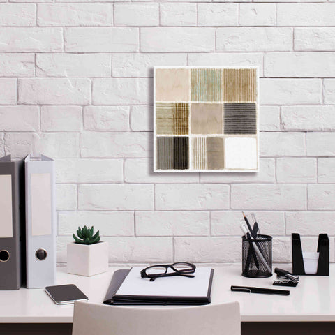 Image of 'Natural Patchwork III' by Flora Kouta Giclee Canvas Wall Art,12 x 12