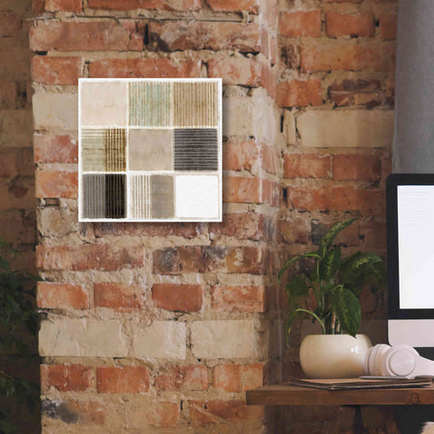 Image of 'Natural Patchwork III' by Flora Kouta Giclee Canvas Wall Art,12 x 12