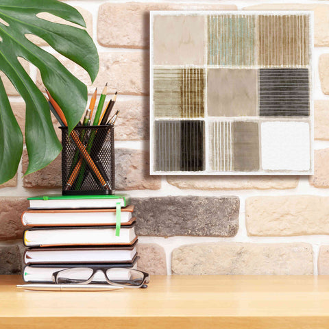 Image of 'Natural Patchwork III' by Flora Kouta Giclee Canvas Wall Art,12 x 12