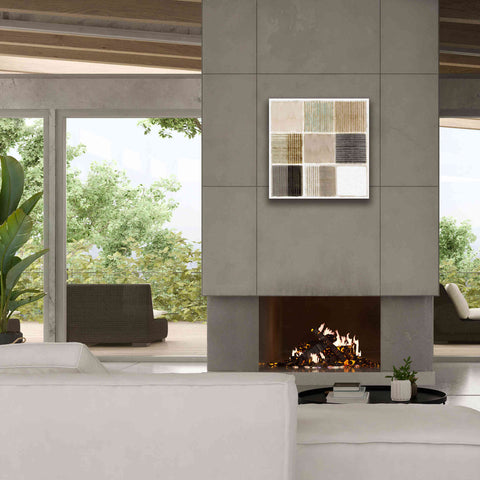 Image of 'Natural Patchwork III' by Flora Kouta Giclee Canvas Wall Art,26 x 26