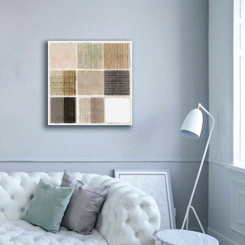 Image of 'Natural Patchwork III' by Flora Kouta Giclee Canvas Wall Art,37 x 37