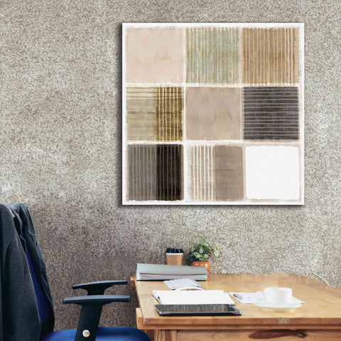 Image of 'Natural Patchwork III' by Flora Kouta Giclee Canvas Wall Art,37 x 37