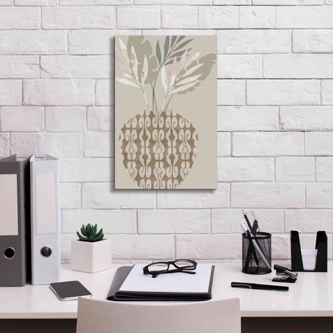 Image of 'Decorative Vase III' by Flora Kouta Giclee Canvas Wall Art,12 x 18