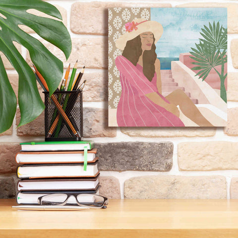 Image of 'Mediterranean Holiday II' by Flora Kouta Giclee Canvas Wall Art,12 x 12