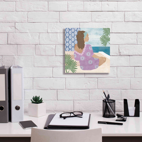 Image of 'Mediterranean Holiday III' by Flora Kouta Giclee Canvas Wall Art,12 x 12