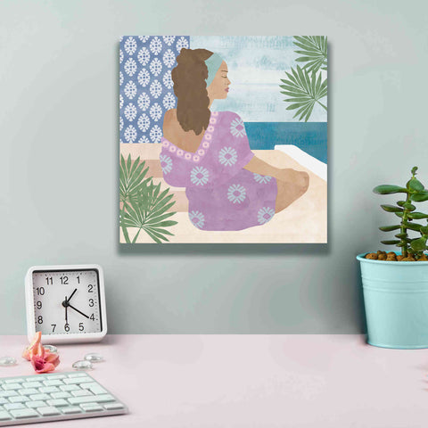 Image of 'Mediterranean Holiday III' by Flora Kouta Giclee Canvas Wall Art,12 x 12