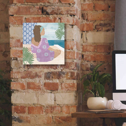 Image of 'Mediterranean Holiday III' by Flora Kouta Giclee Canvas Wall Art,12 x 12