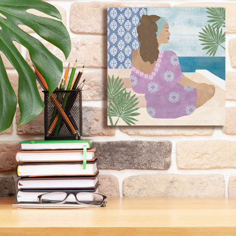 Image of 'Mediterranean Holiday III' by Flora Kouta Giclee Canvas Wall Art,12 x 12