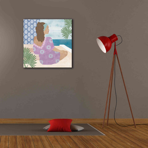 Image of 'Mediterranean Holiday III' by Flora Kouta Giclee Canvas Wall Art,26 x 26