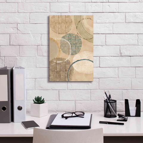 Image of 'Woven Baskets I' by Flora Kouta Giclee Canvas Wall Art,12 x 18