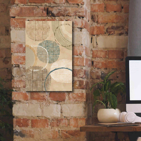 Image of 'Woven Baskets I' by Flora Kouta Giclee Canvas Wall Art,12 x 18