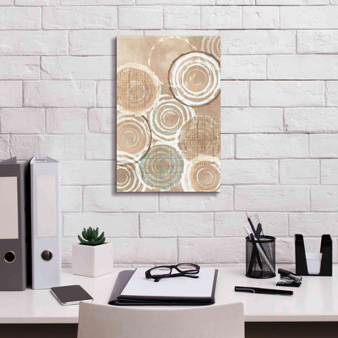 Image of 'Woven Baskets IV' by Flora Kouta Giclee Canvas Wall Art,12 x 18