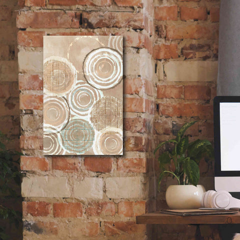 Image of 'Woven Baskets IV' by Flora Kouta Giclee Canvas Wall Art,12 x 18