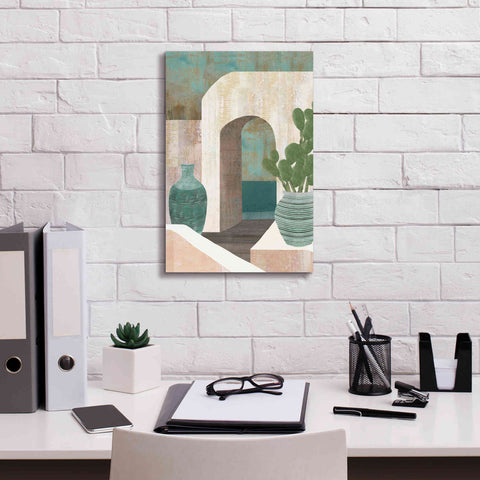 Image of 'Sunbaked Archway I' by Flora Kouta Giclee Canvas Wall Art,12 x 18