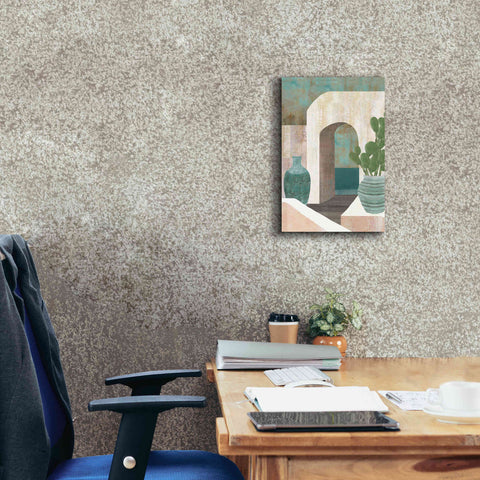 Image of 'Sunbaked Archway I' by Flora Kouta Giclee Canvas Wall Art,12 x 18