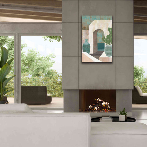 Image of 'Sunbaked Archway I' by Flora Kouta Giclee Canvas Wall Art,26 x 40