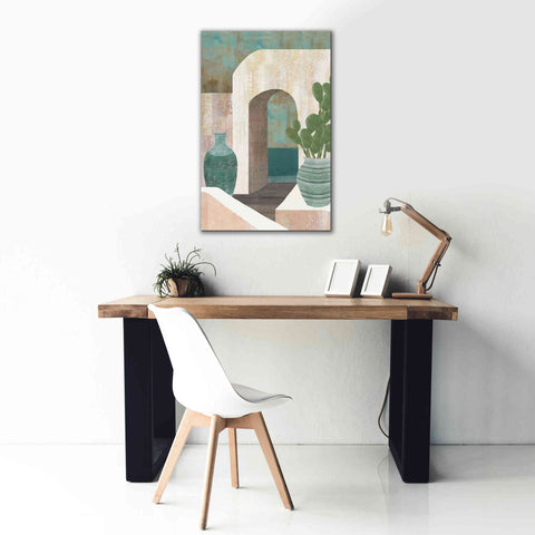 Image of 'Sunbaked Archway I' by Flora Kouta Giclee Canvas Wall Art,26 x 40