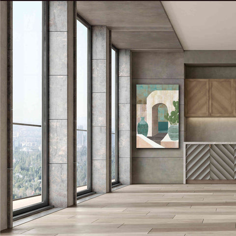 Image of 'Sunbaked Archway I' by Flora Kouta Giclee Canvas Wall Art,40 x 60