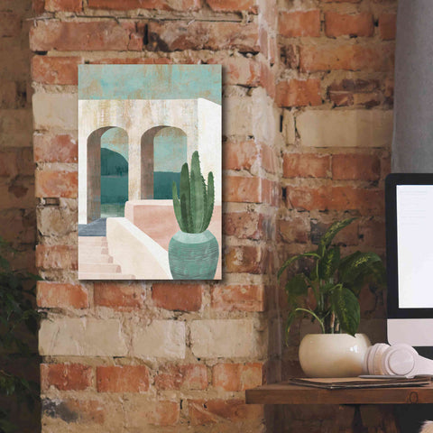 Image of 'Sunbaked Archway II' by Flora Kouta Giclee Canvas Wall Art,12 x 18