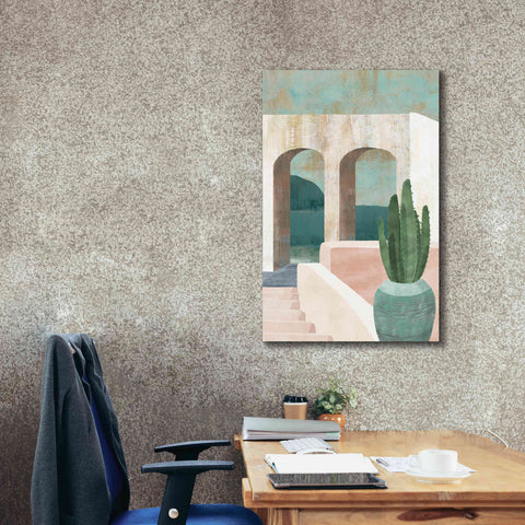 Image of 'Sunbaked Archway II' by Flora Kouta Giclee Canvas Wall Art,26 x 40