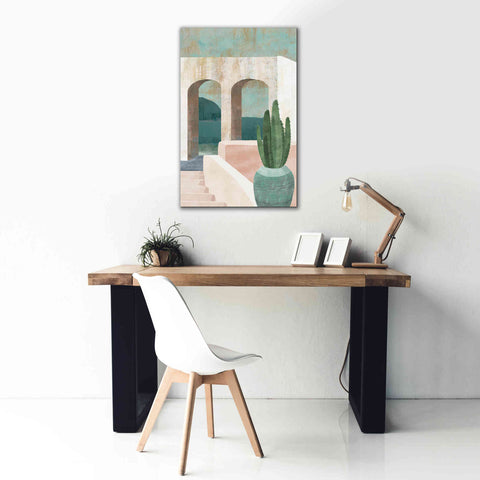 Image of 'Sunbaked Archway II' by Flora Kouta Giclee Canvas Wall Art,26 x 40