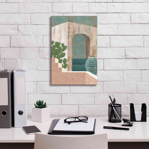 Image of 'Sunbaked Archway III' by Flora Kouta Giclee Canvas Wall Art,12 x 18