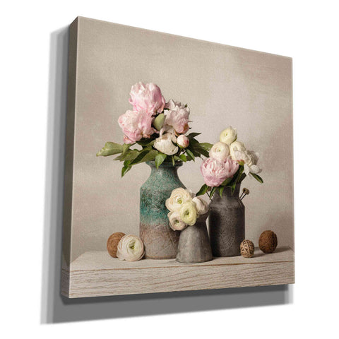 Image of 'Three Spring Blooms' by Leah McLean Giclee Canvas Wall Art