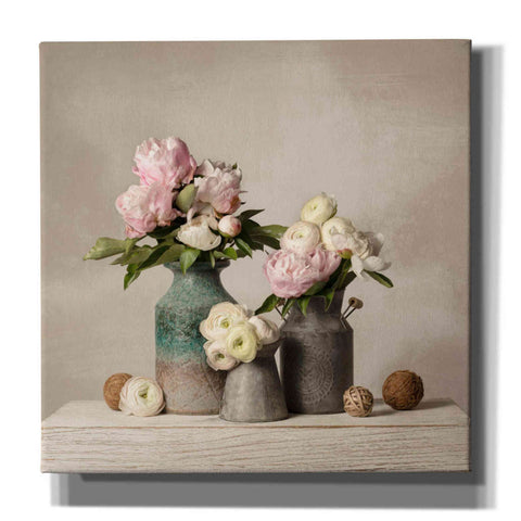 Image of 'Three Spring Blooms' by Leah McLean Giclee Canvas Wall Art