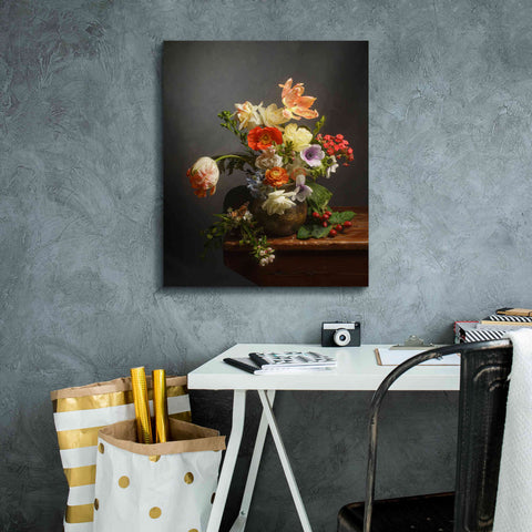 Image of 'A Study On Tulips' by Leah McLean Giclee Canvas Wall Art,20 x 24