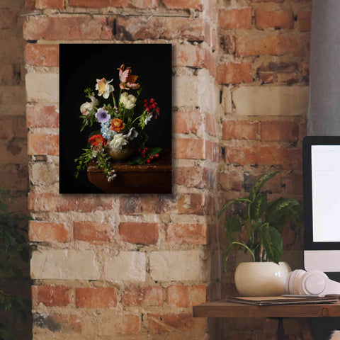 Image of 'A Bounty Of Spring Blooms' by Leah McLean Giclee Canvas Wall Art,12 x 16