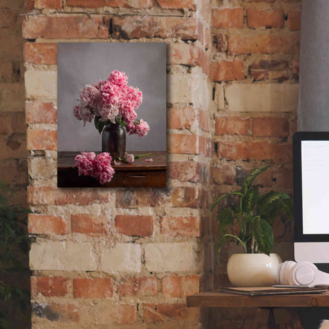 Image of 'Layers Of Pink' by Leah McLean Giclee Canvas Wall Art,12 x 16