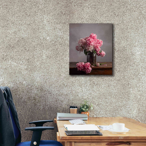 Image of 'Layers Of Pink' by Leah McLean Giclee Canvas Wall Art,20 x 24