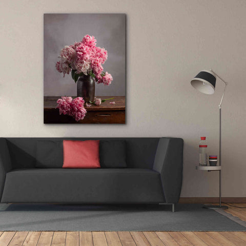 Image of 'Layers Of Pink' by Leah McLean Giclee Canvas Wall Art,40 x 54