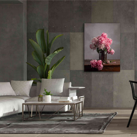 Image of 'Layers Of Pink' by Leah McLean Giclee Canvas Wall Art,40 x 54