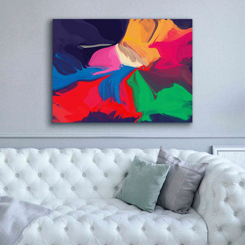 Image of 'Abstract Colorful Flows 1' by Irena Orlov Giclee Canvas Wall Art,54 x 40