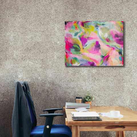 Image of 'Abstract Colorful Flows 3' by Irena Orlov Giclee Canvas Wall Art,34 x 26