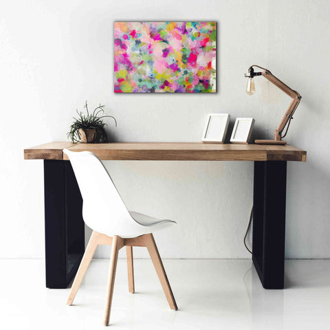 Image of 'Abstract Colorful Flows 4' by Irena Orlov Giclee Canvas Wall Art,26 x 18