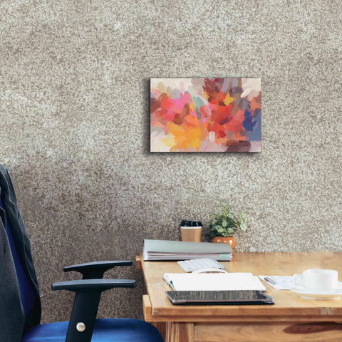 Image of 'Abstract Colorful Flows 7' by Irena Orlov Giclee Canvas Wall Art,18 x 12