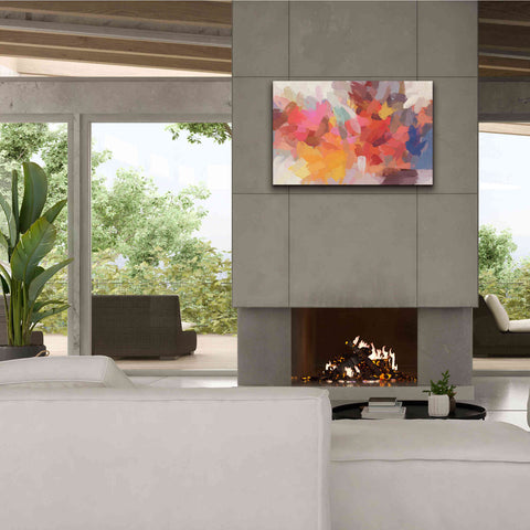 Image of 'Abstract Colorful Flows 7' by Irena Orlov Giclee Canvas Wall Art,40 x 26